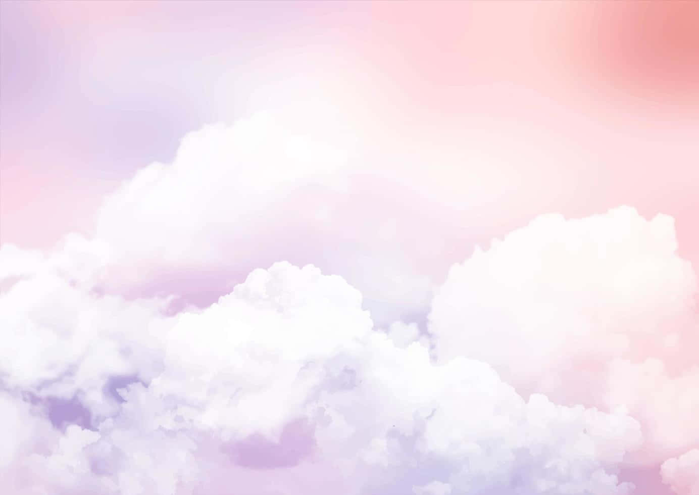 Pink Clouds Background 1384 x 980 Background
