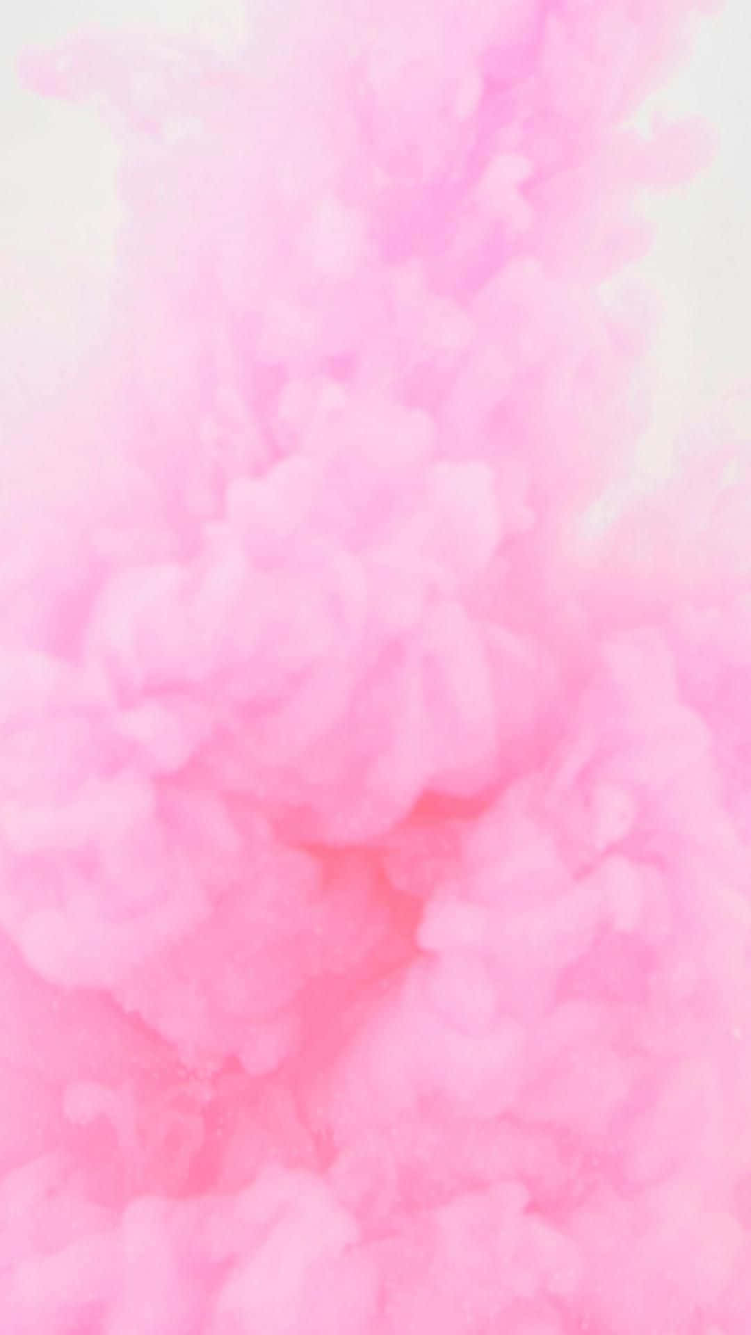 Smokey Pink Clouds Background Portrait Background