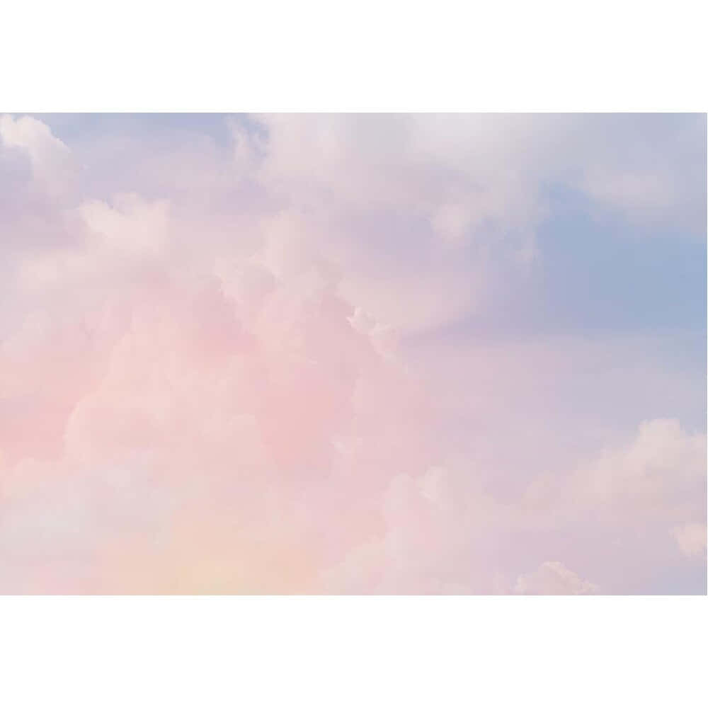 Soft Sky Pink Clouds Background