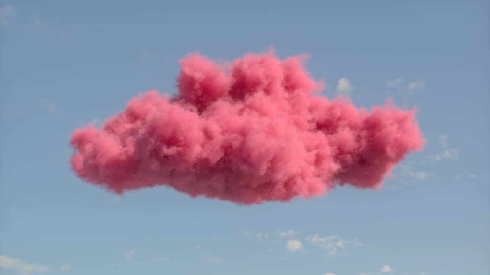 Flotte rosa skyer flydende billeder