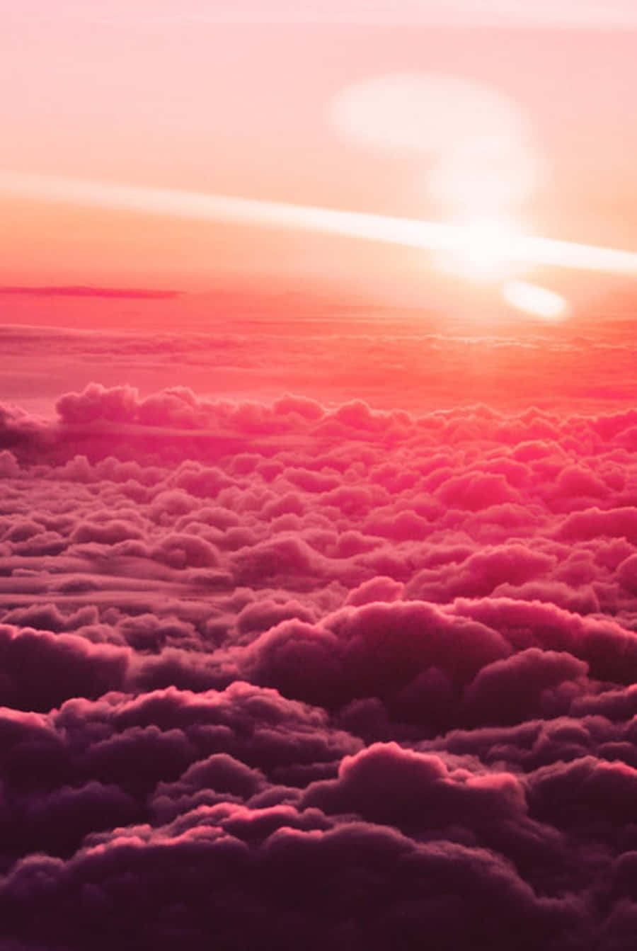 Immaginidi Nuvole Rosa In Formato Verticale