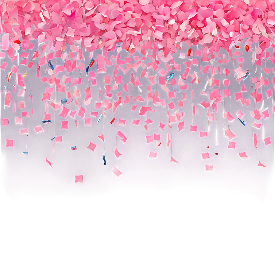 Pink Confetti Png 91 PNG