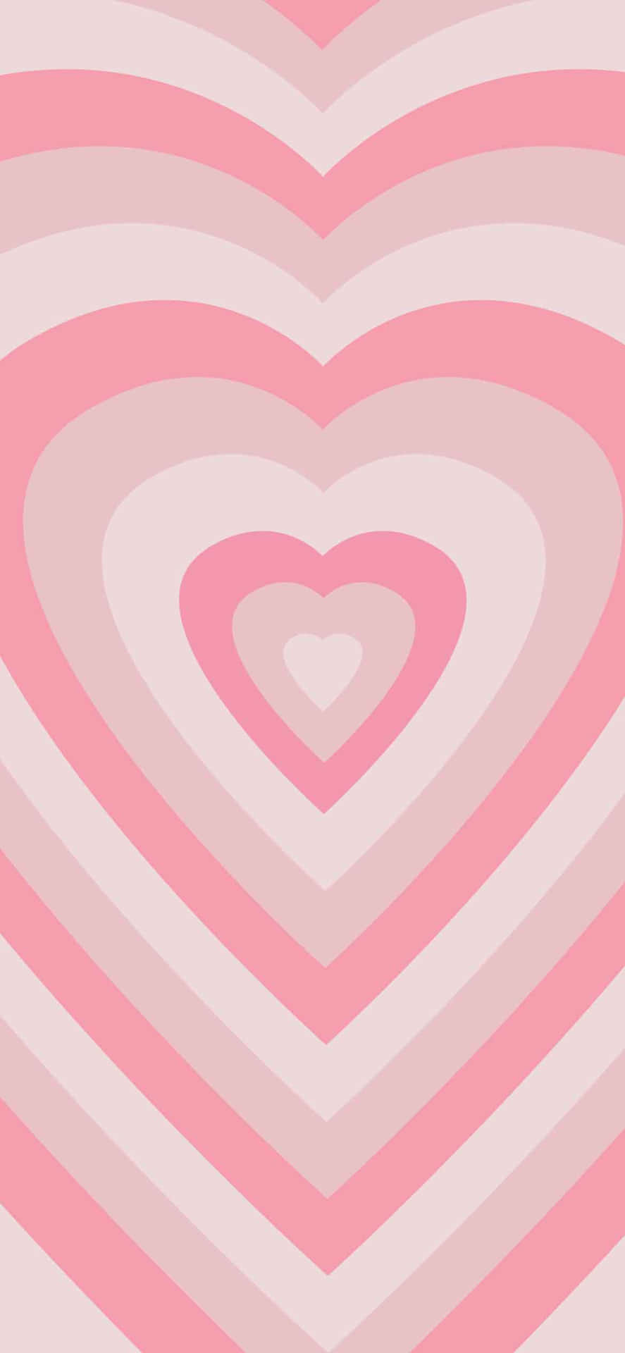 rosa hjerte formede tapet Wallpaper