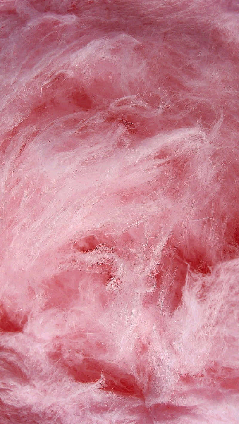 Ljuvligtsött Och Fluffigt, Denna Rosa Sockervadd Är En Klassisk Favorit! Wallpaper
