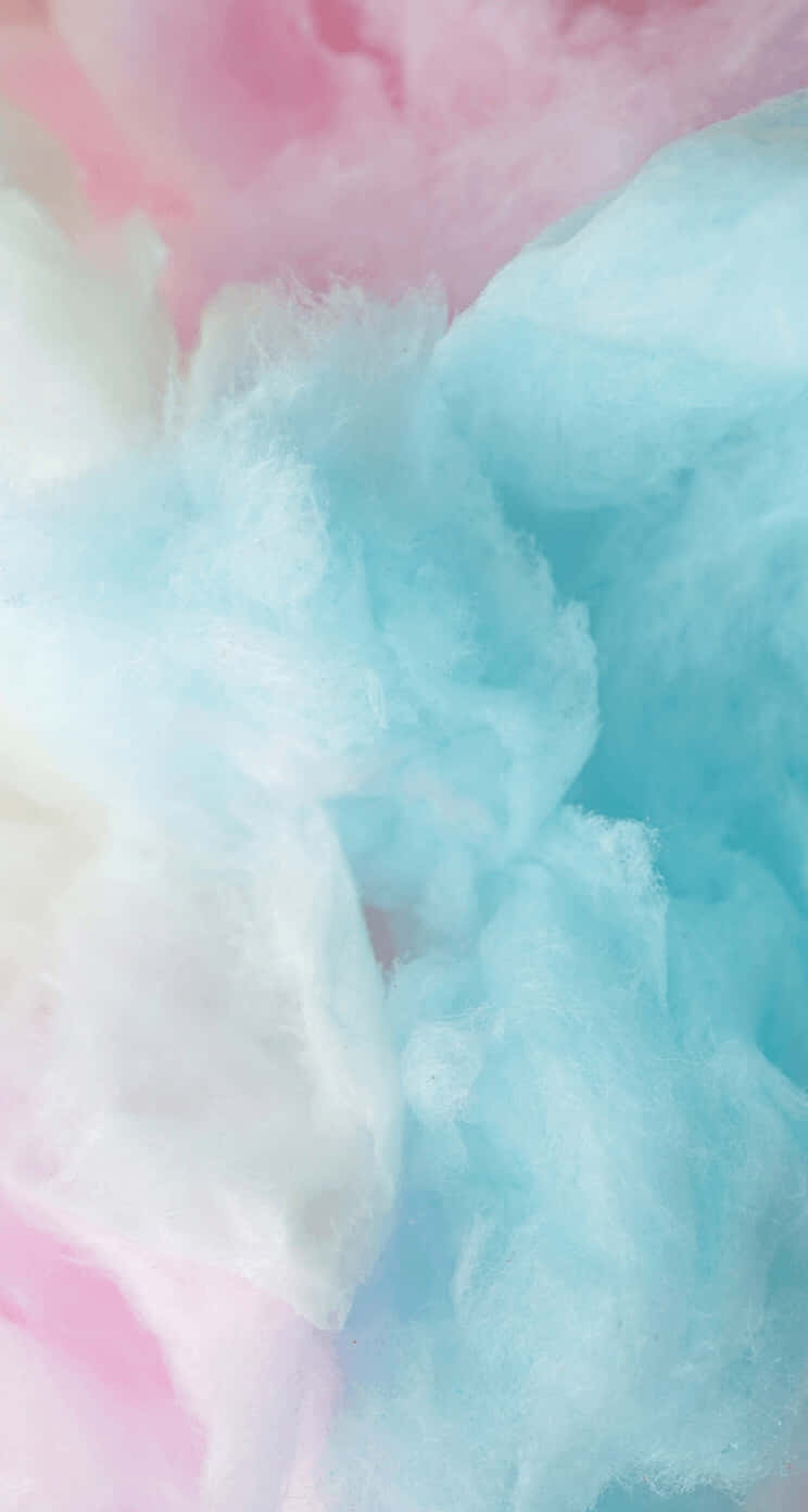A Close Up Of Cotton Candy Wallpaper
