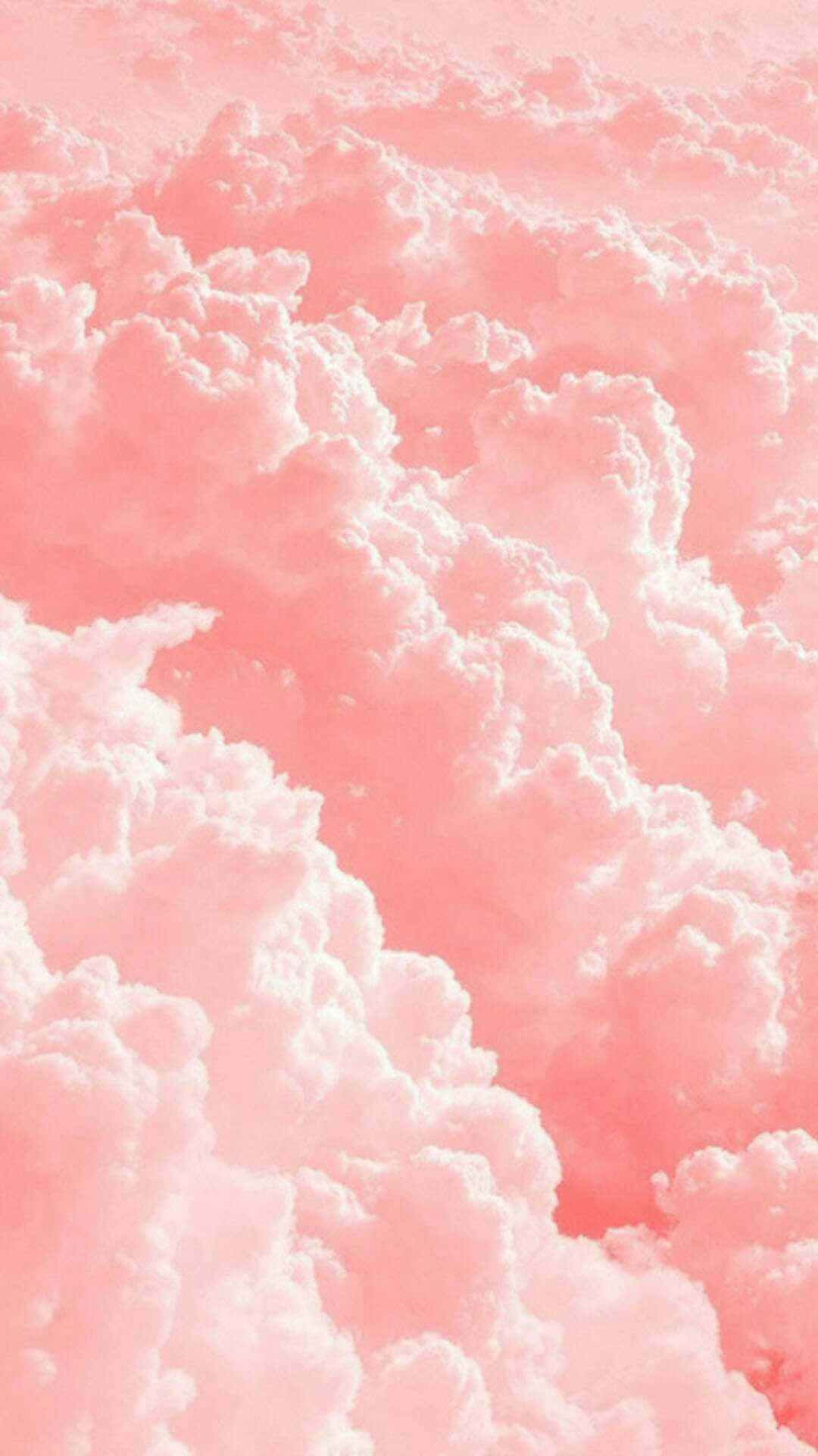 The Sweetest Treat - Deliciously Sweet Pink Cotton Candy Wallpaper