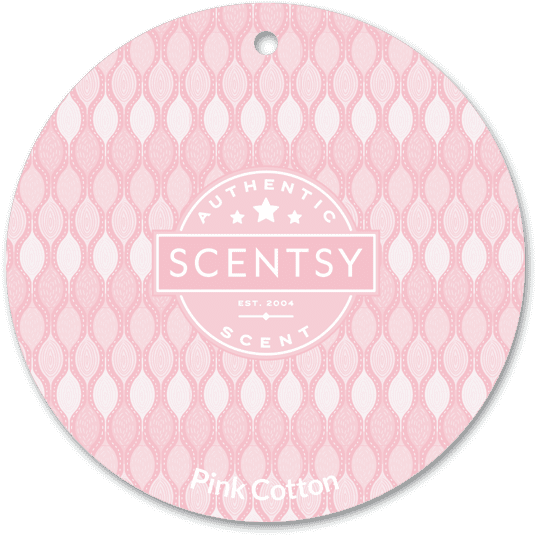 Pink Cotton Scentsy Circle PNG