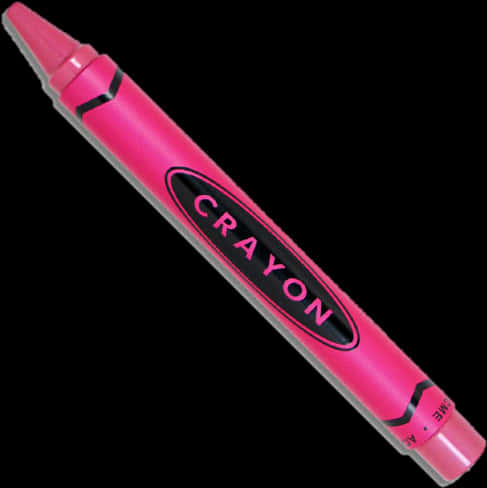 Pink Crayon Closeup PNG
