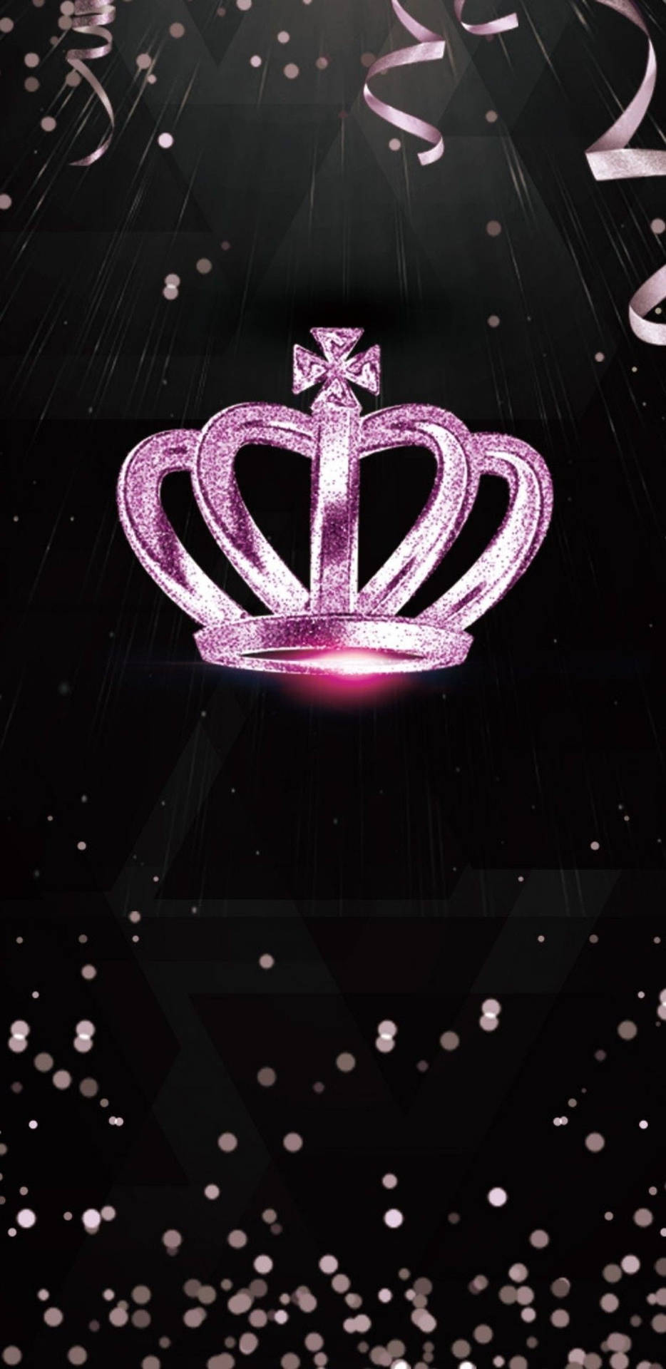 Pink Crown Queen Girly Sfondo