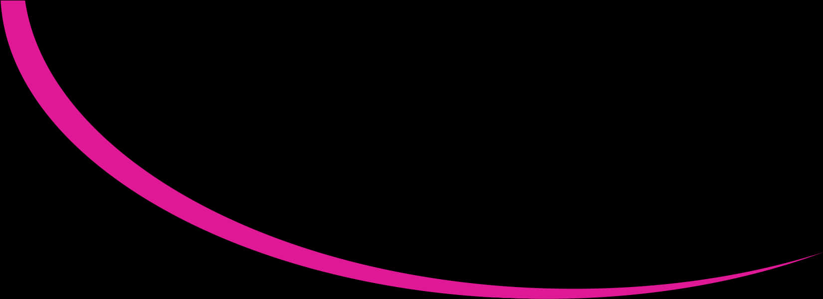 Pink Curved Lineon Black Background PNG