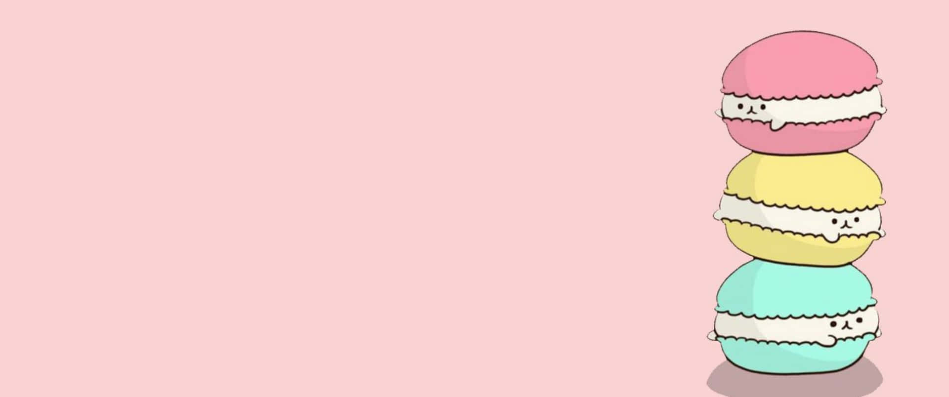 A cute pink background filled with a vibrant energy