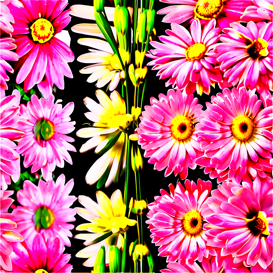 Pink Daisy Flowers Png 70 PNG