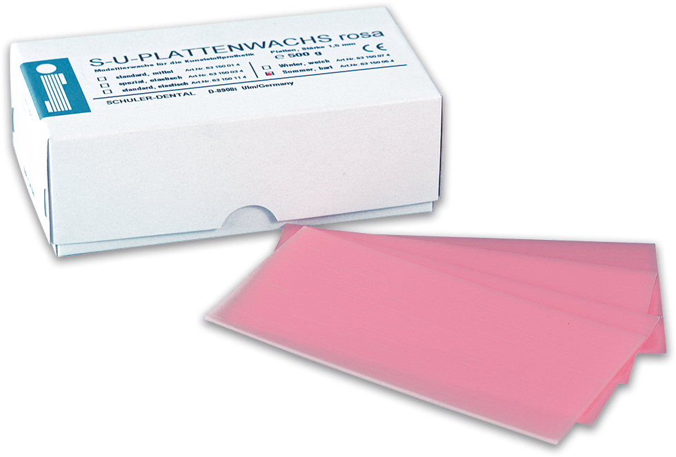 Pink Dental Wax Sheetswith Packaging PNG