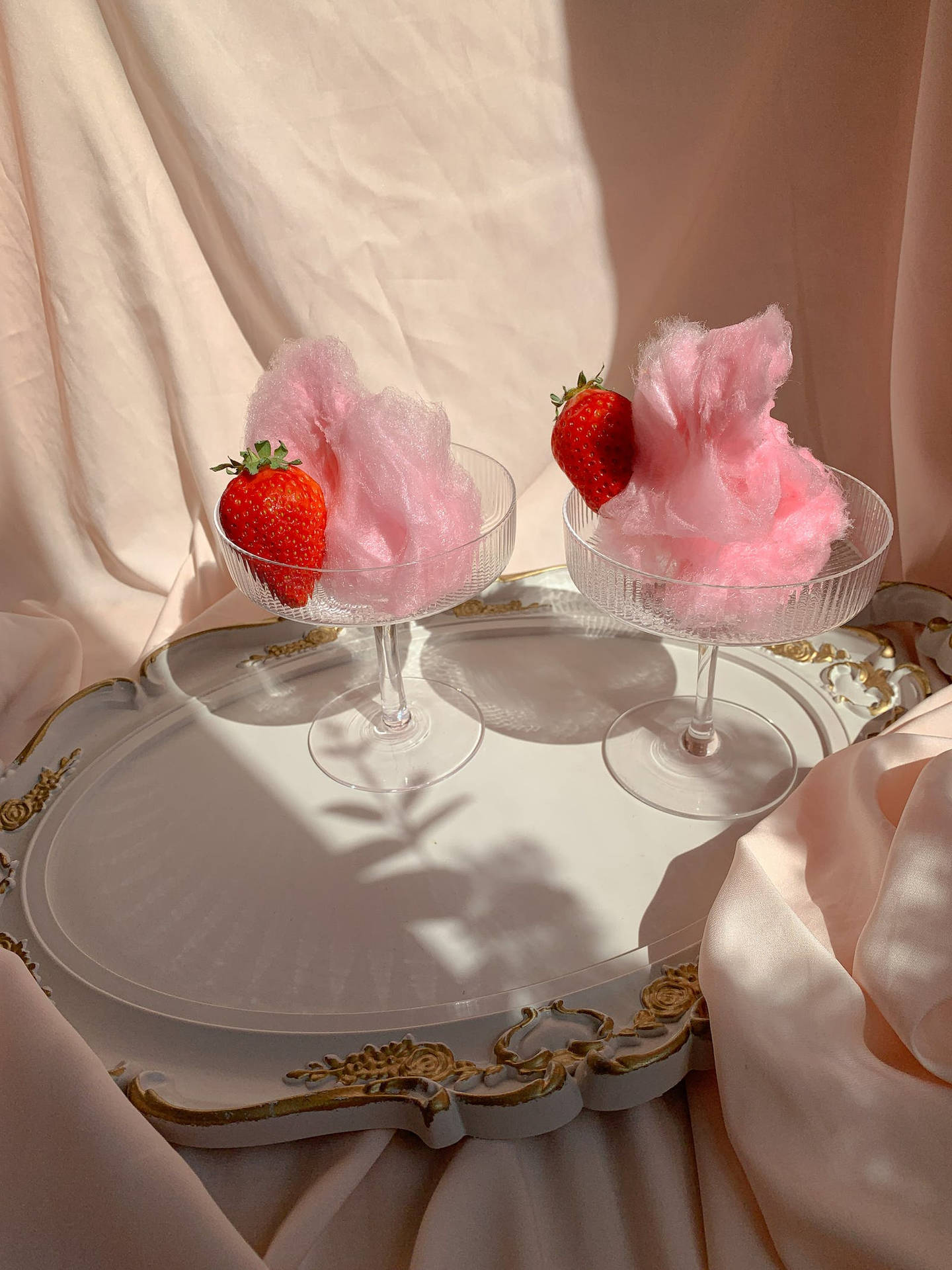 Pink Dessert Aesthetic Photography