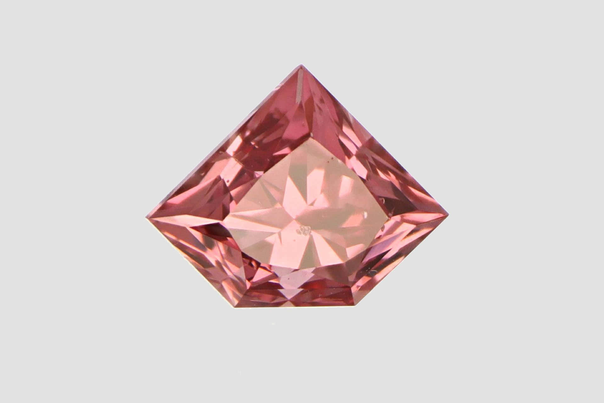 A vibrant and breathtaking pink diamond, a sight to behold