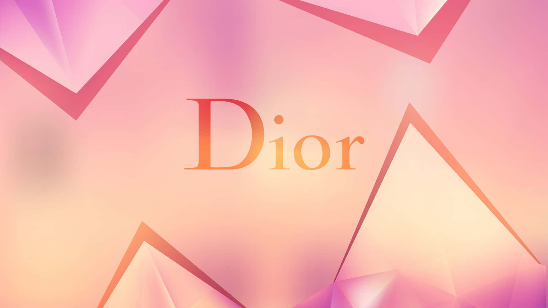 Delight in the color of Pink Dior Wallpaper