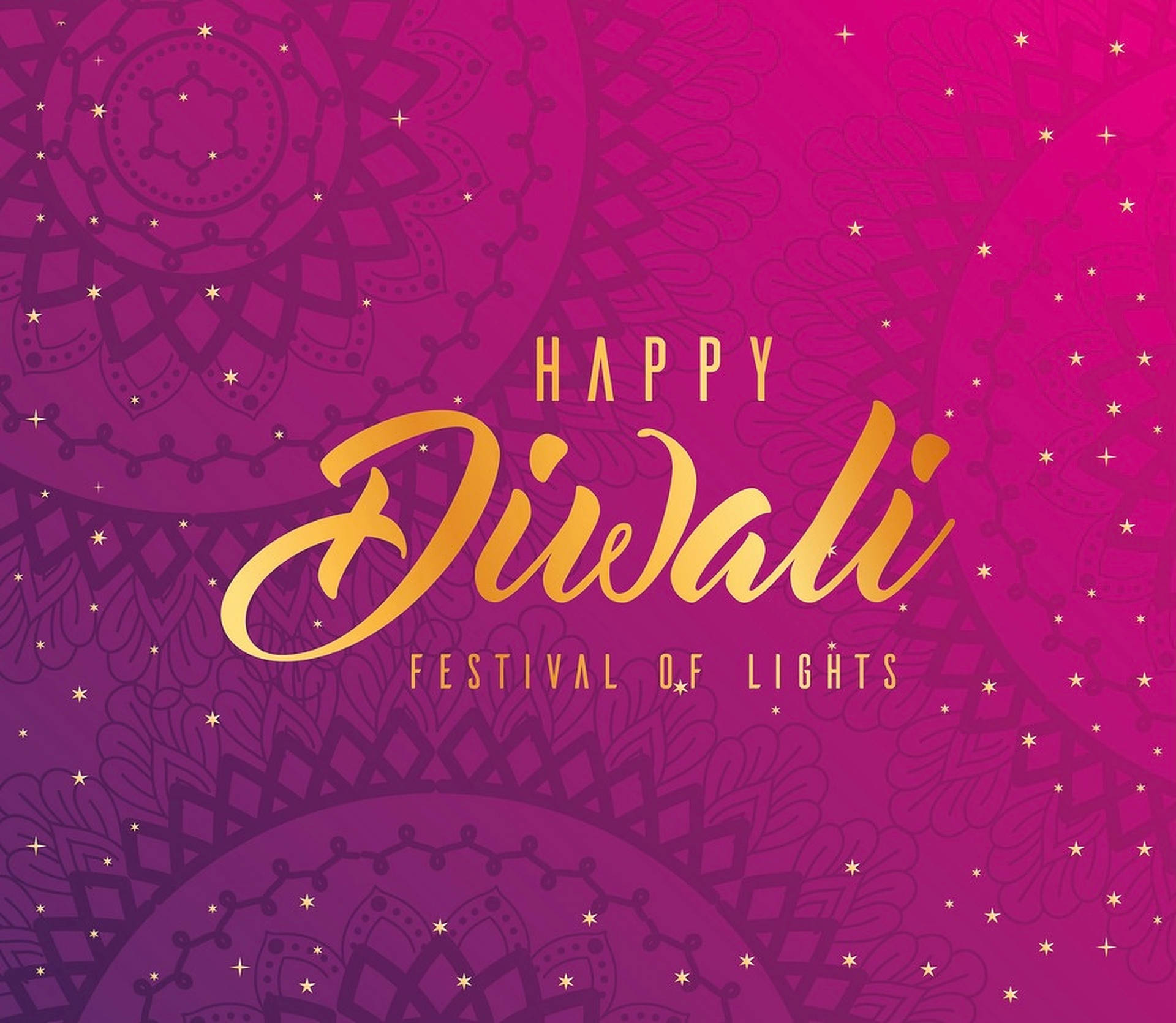 Pink Diwali Poster Wallpaper