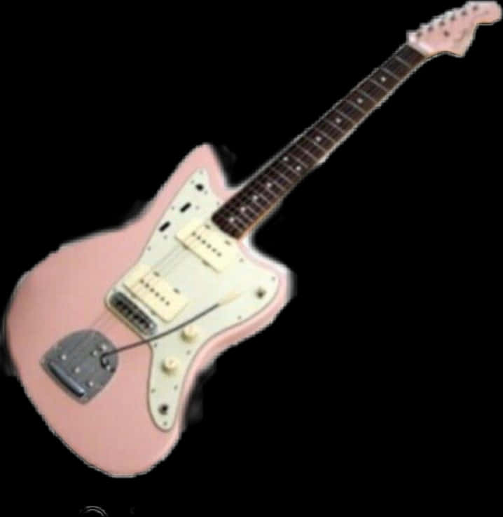 Pink Electric Guitar PNG
