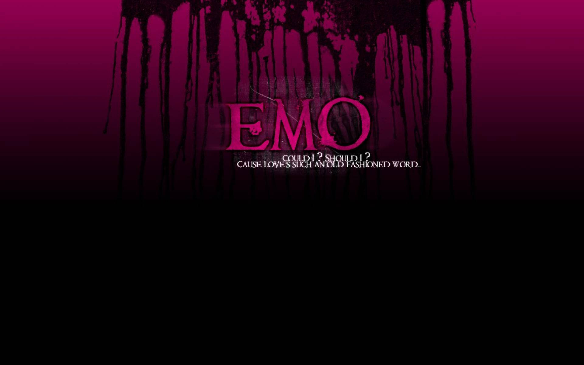 Pink Emo Quote