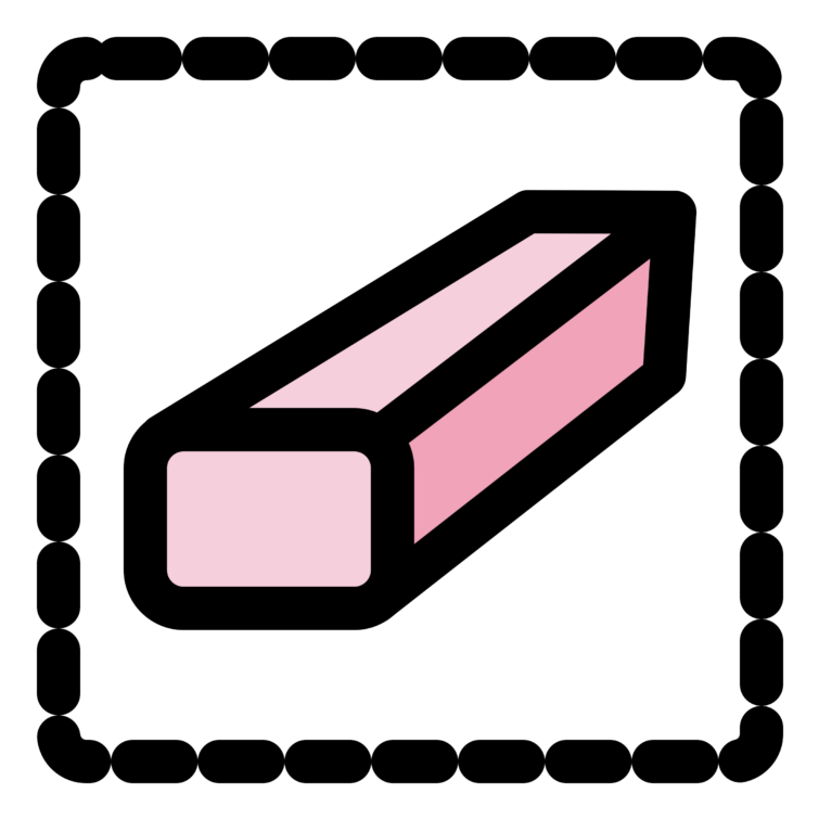 Pink Eraser Icon PNG