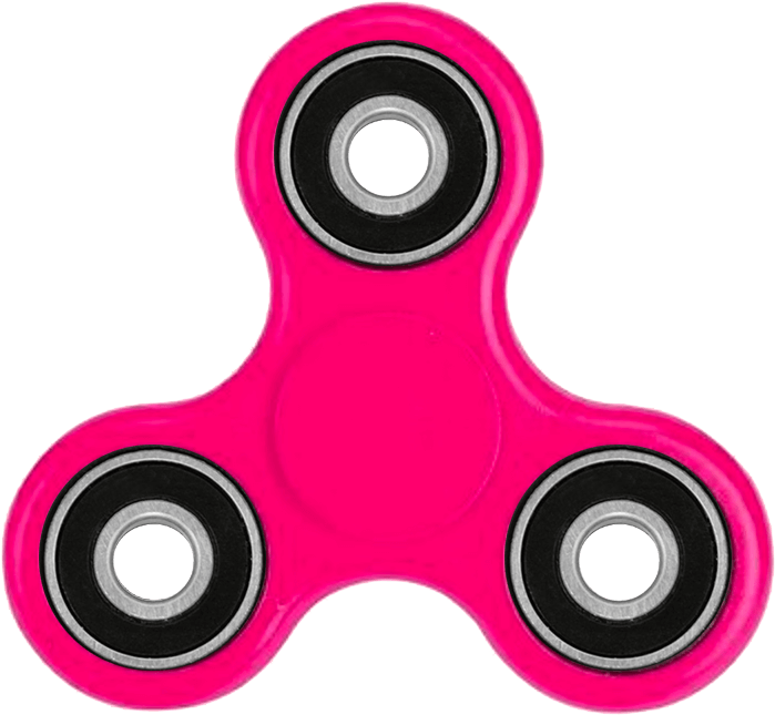 Pink Fidget Spinner Isolated PNG