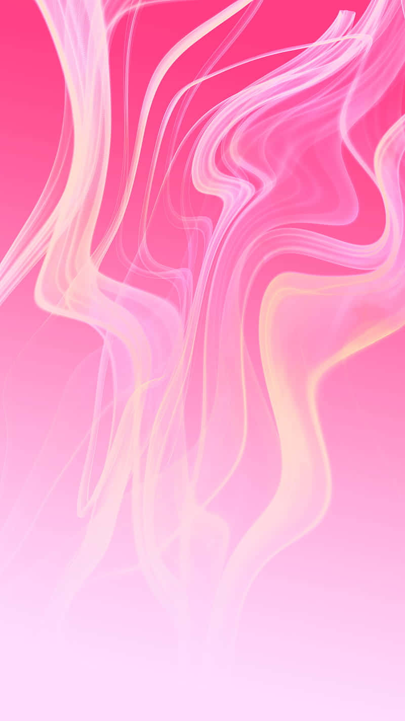 Nice Abstract Of Pink Flames Wallpaper
