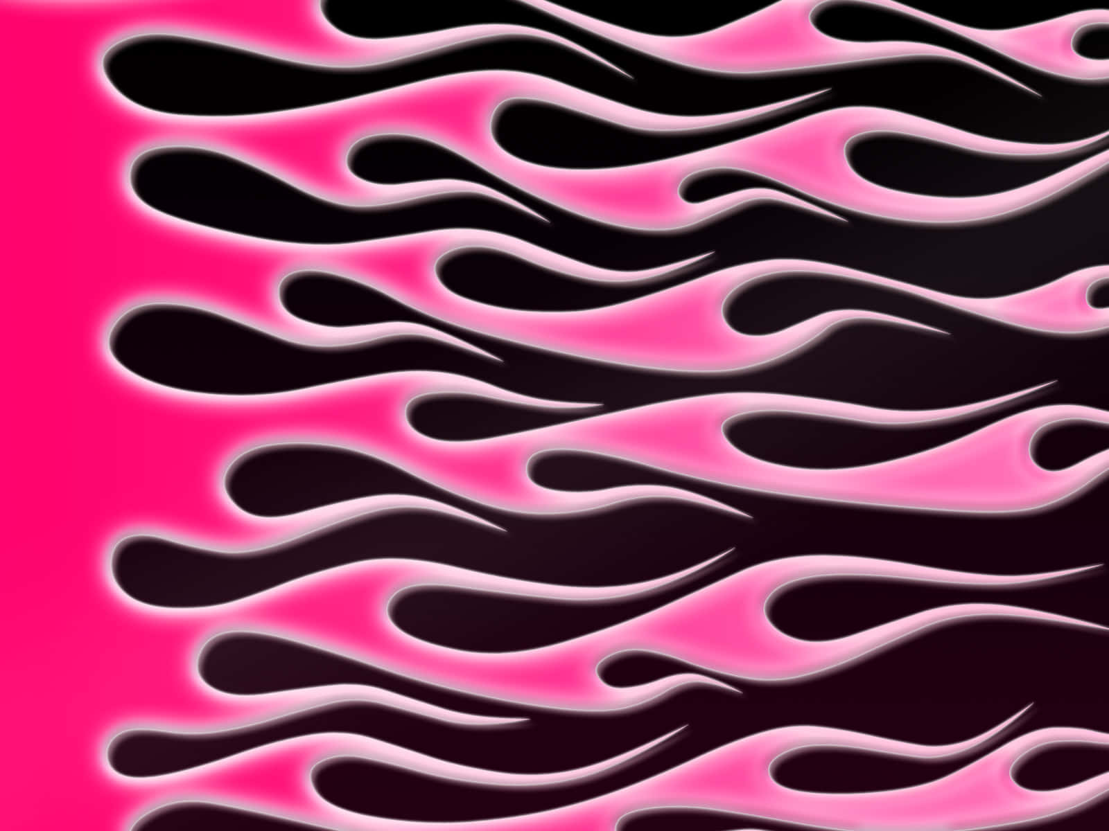 Pink Flames Like Waves Wallpaper
