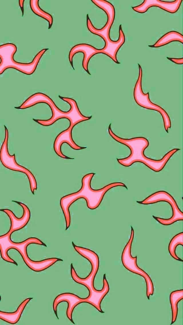 Feel The Warm Embrace Of Bright Pink Flames Wallpaper