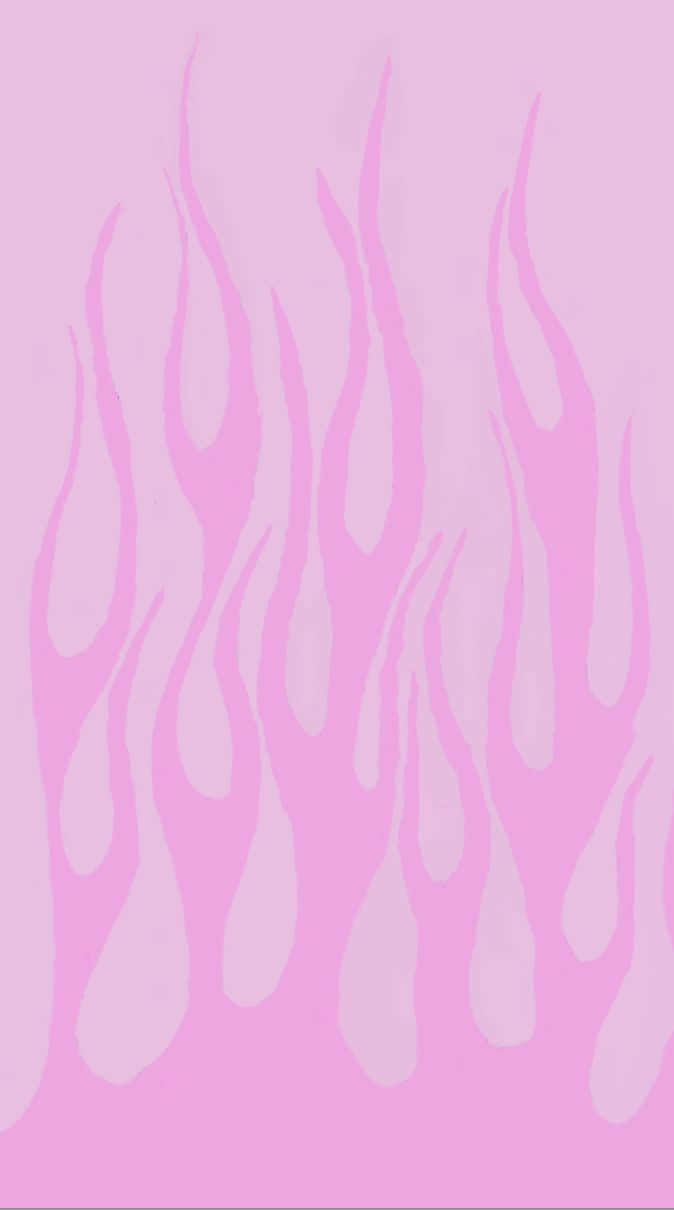 Vague Pink Flames Wallpaper