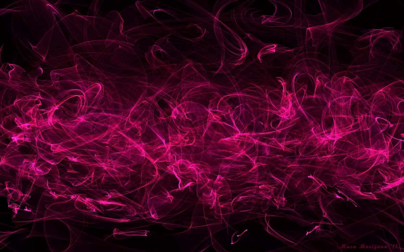 Large Mass Of Pink Flames Wallpaper