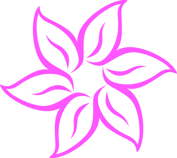 Pink Floral Graphic Design PNG