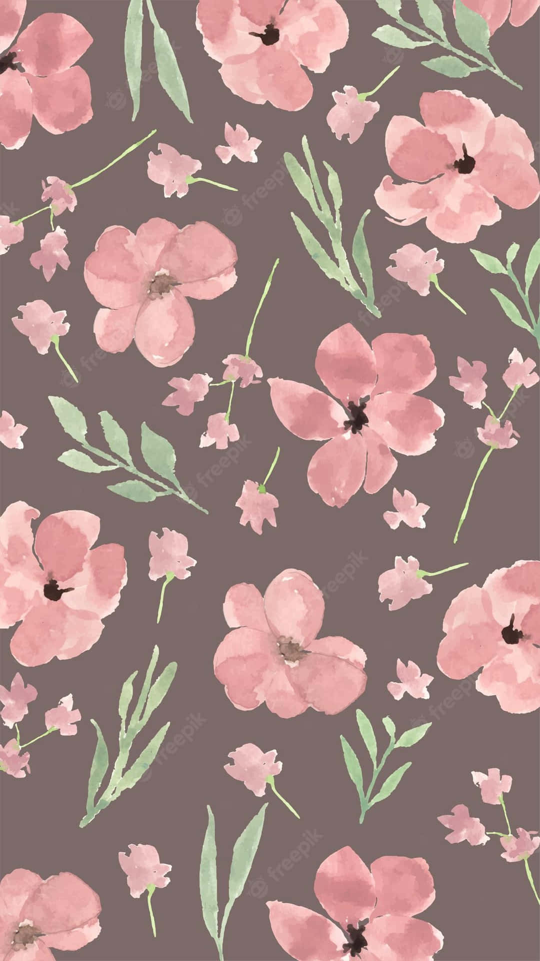 Blomstrende buket af perfekt pink blomsterhimmel. Wallpaper