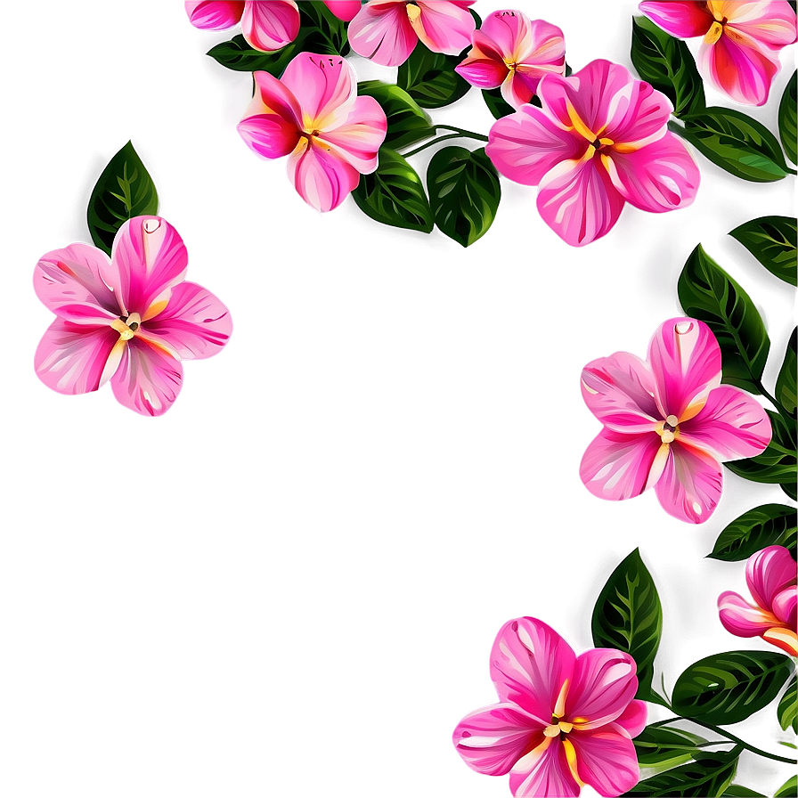 Pink Flower Background Png 79 PNG