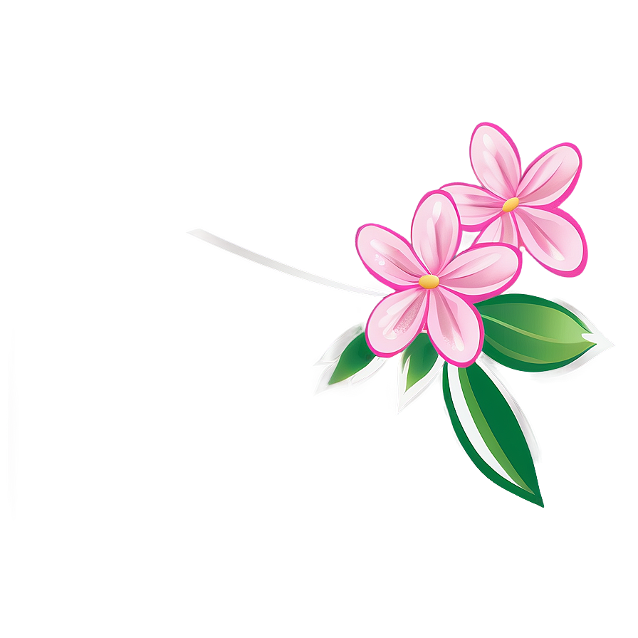 Pink Flower Illustration Png 05242024 PNG