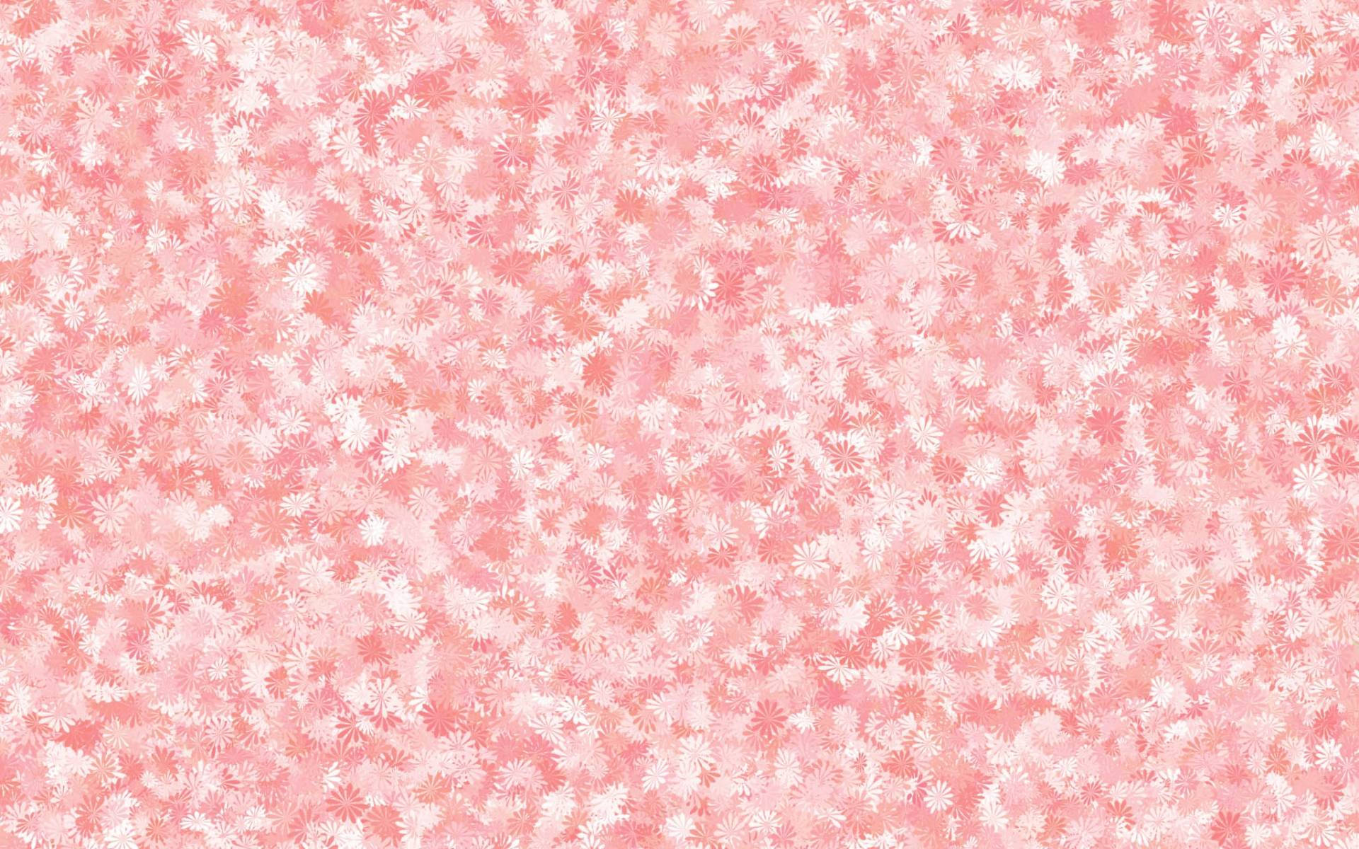 Pink Flower Smatter Wallpaper