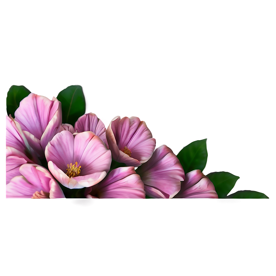 Pink Flowers Cluster Png 05242024 PNG