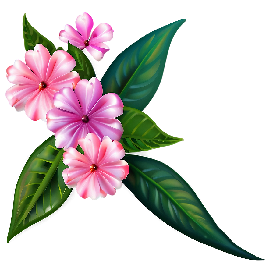 Pink Flowers Decoration Png 45 PNG