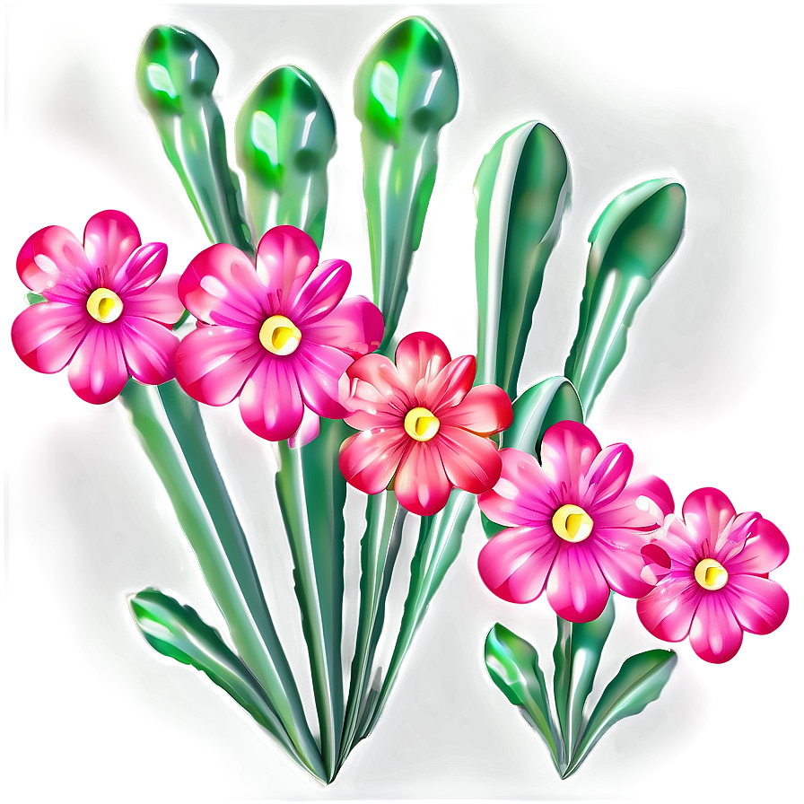 Pink Flowers Decoration Png Ifv PNG