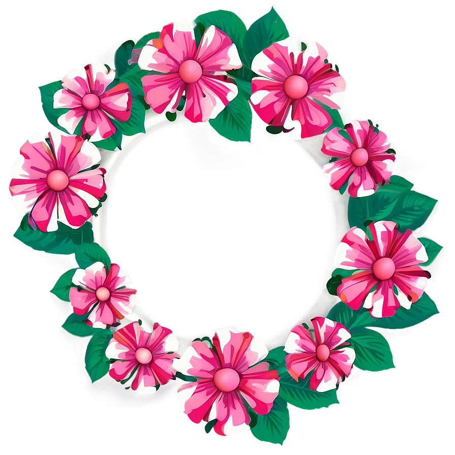 Pink Flowers Design Png 05242024 PNG