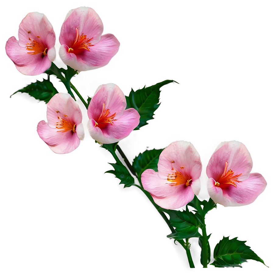 Pink Flowers Wallpaper Png 05242024 PNG