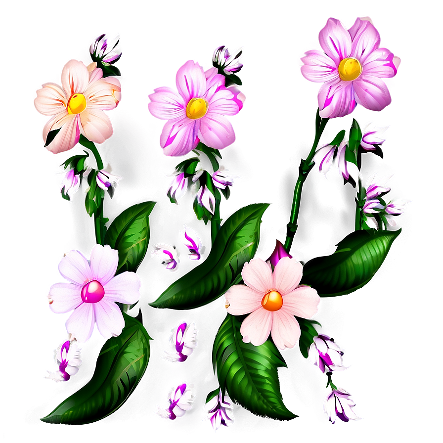 Pink Flowers Wallpaper Png 26 PNG