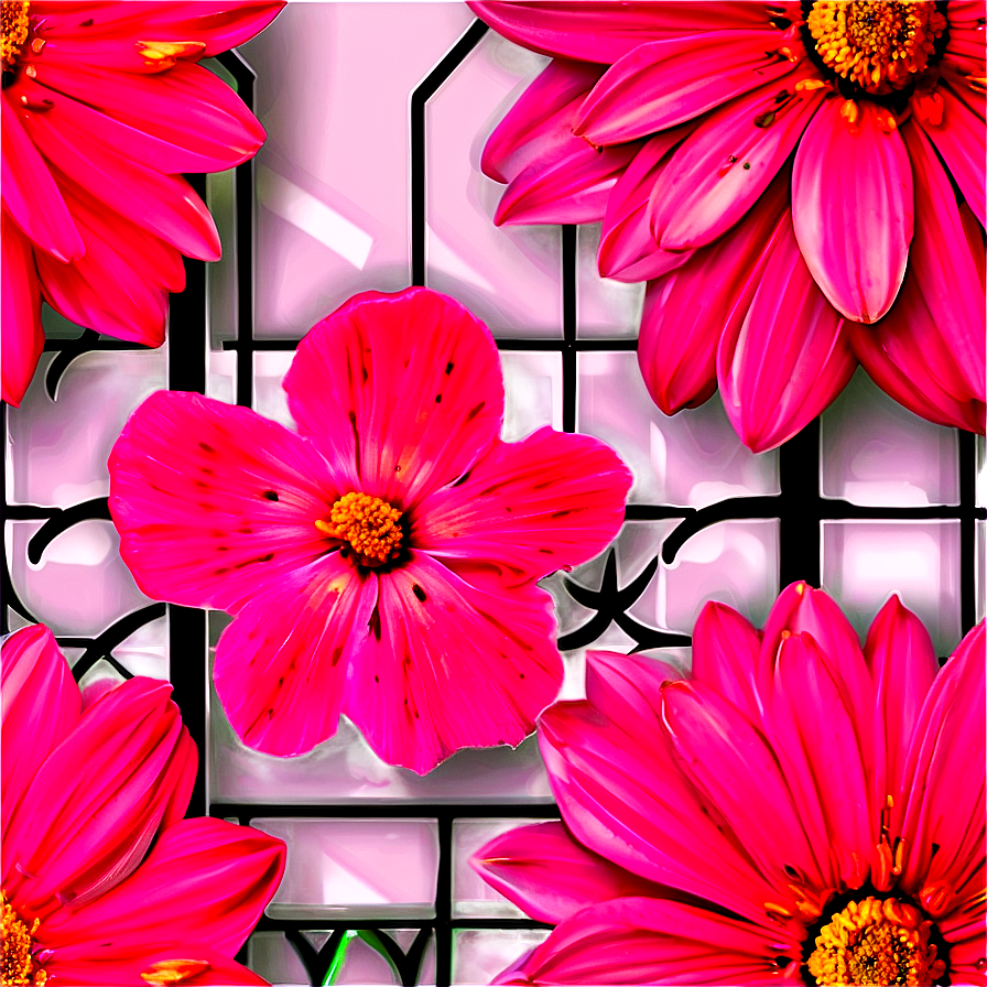 Pink Flowers Wallpaper Png Cwu PNG