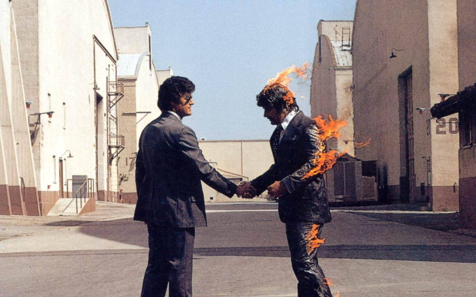 Pink Floyd 4k Wish You Were Here Cover Wallpaper