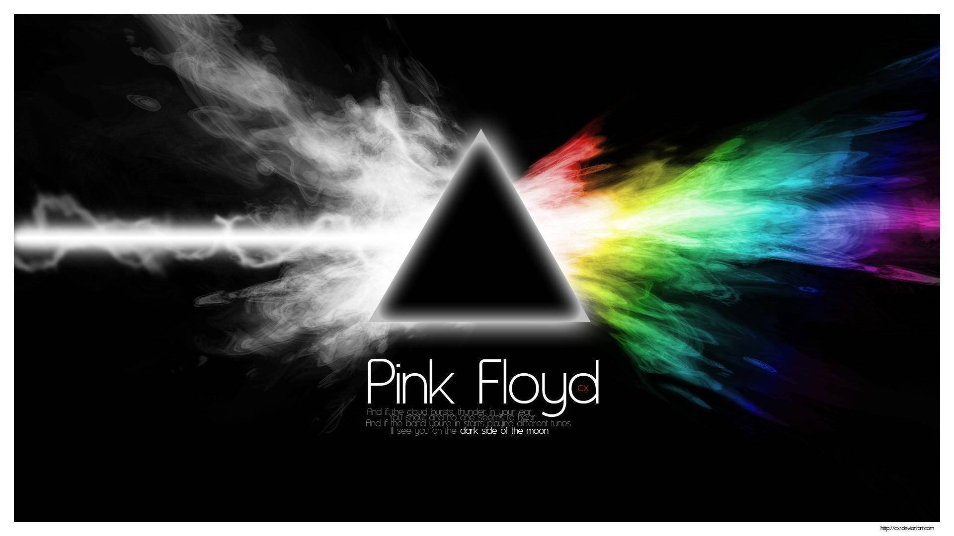 Pink Floyd's “The Dark Side of the Moon” Album Cover Wallpaper