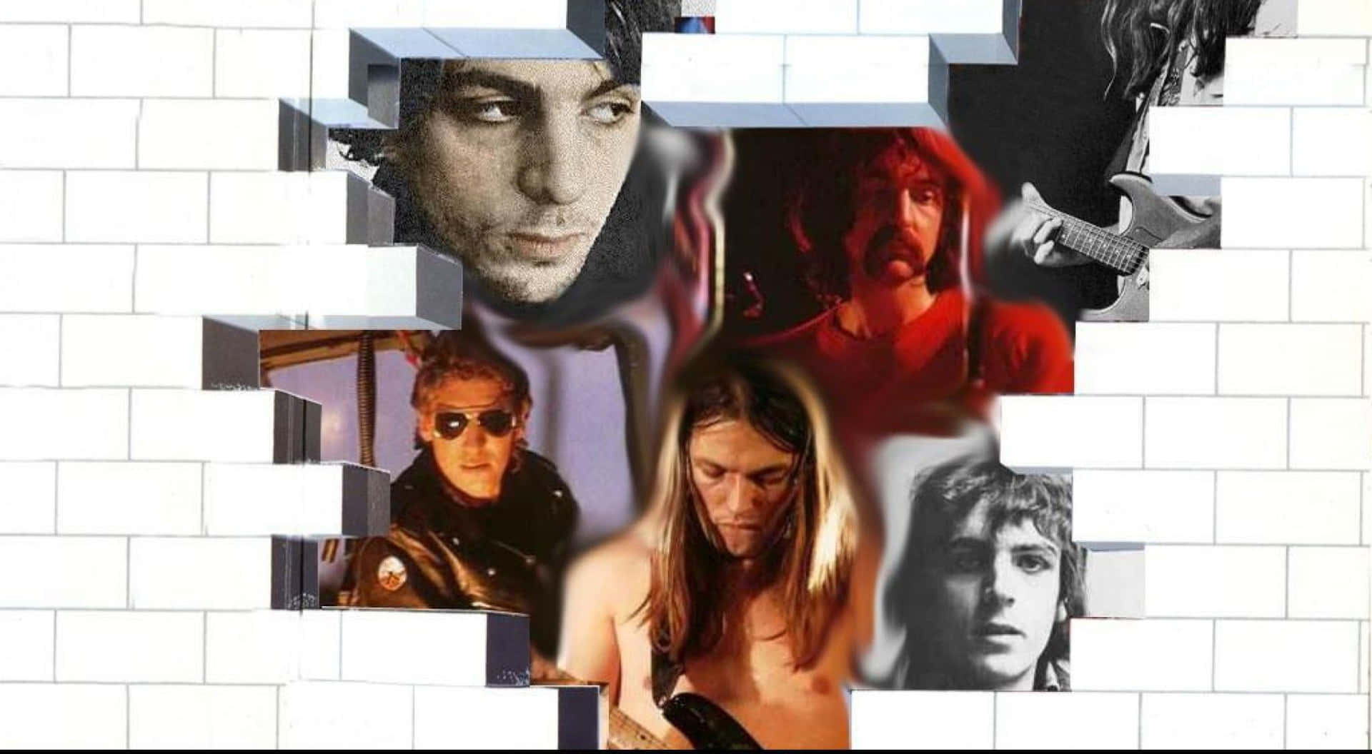 Upplevden Starka Känslan Och Makten I Pink Floyds 'the Wall'. Wallpaper