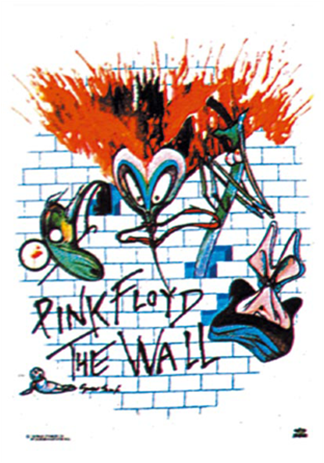 Pink Floyd The Wall Art PNG