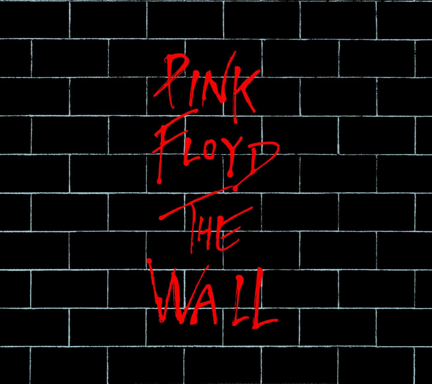 Svartpink Floyd The Wall. Wallpaper