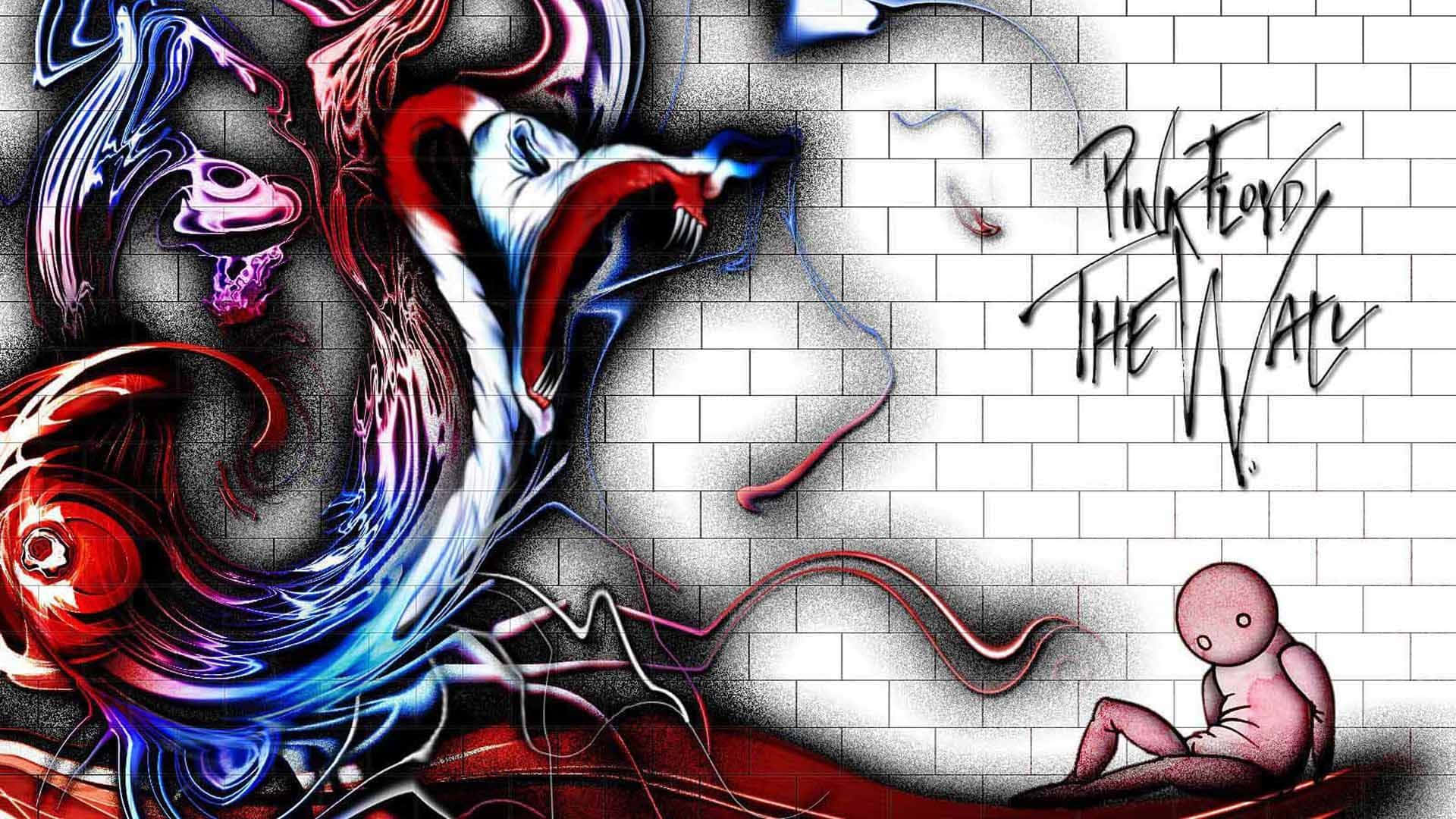A tribute to the classic rock opera "The Wall" by Pink Floyd. Wallpaper