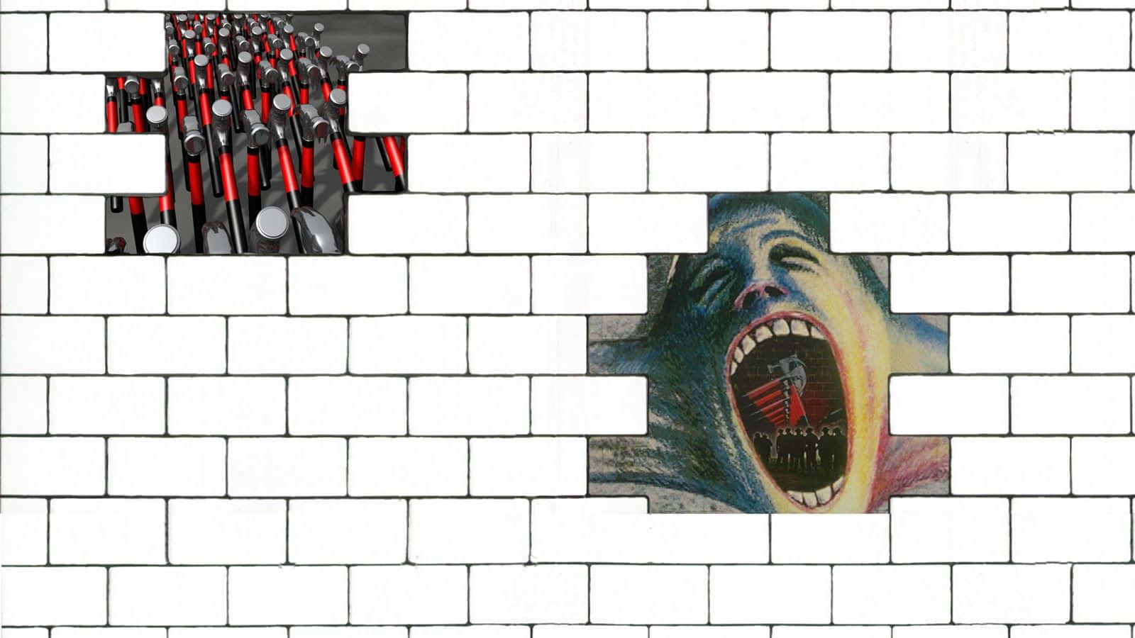 The Wall painting by Pink Floyd Wallpaper