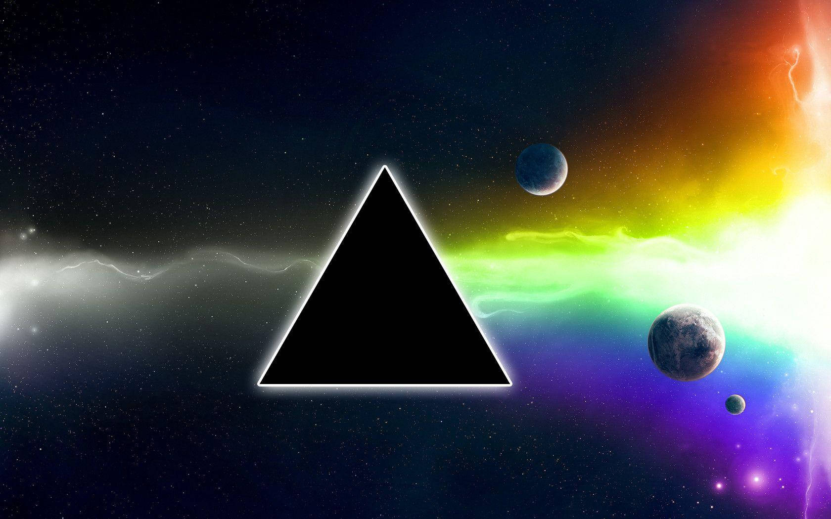 Pink Floyd Triangle In Space